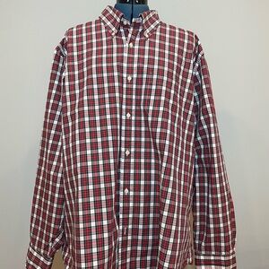 Brooks Brothers Men's Red Plaid Shirt